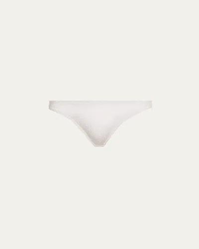 Nili Lotan Solid Bikini Bottoms In White