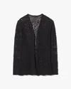 Nili Lotan Stacy Cardigan In Black