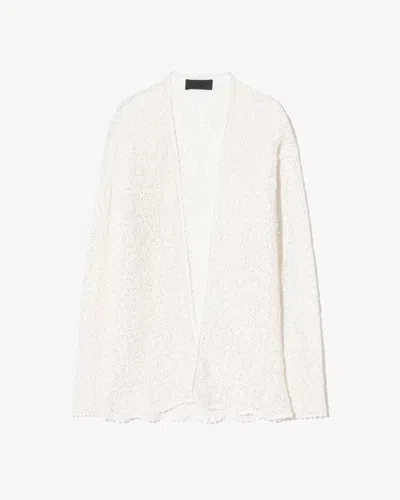 Nili Lotan Stacy Cardigan In White