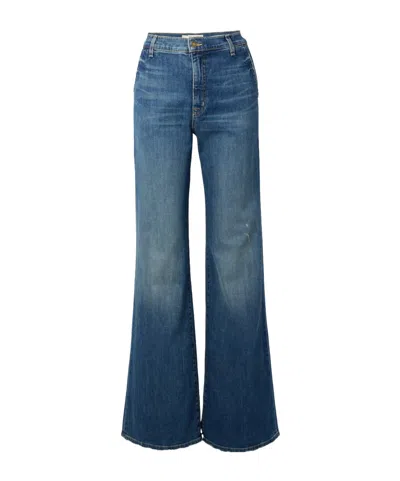 Nili Lotan Straight Jeans In Blue