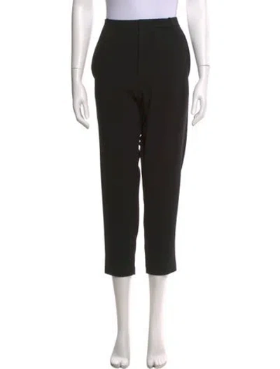 Pre-owned Nili Lotan Straight Leg Pants In Black