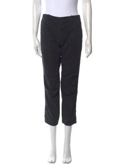 Pre-owned Nili Lotan Straight Leg Pants In Black