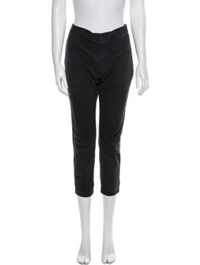 Pre-owned Nili Lotan Straight Leg Pants In Black