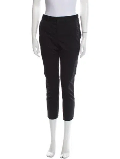 Pre-owned Nili Lotan Straight Leg Pants In Black