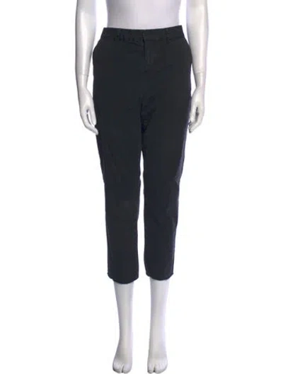 Pre-owned Nili Lotan Straight Leg Pants In Black