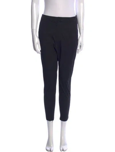Pre-owned Nili Lotan Straight Leg Pants In Black