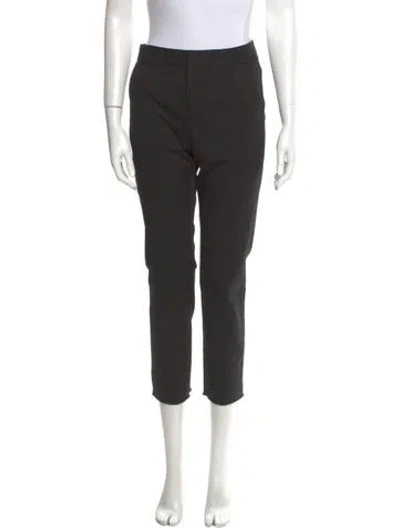 Pre-owned Nili Lotan Straight Leg Pants In Black