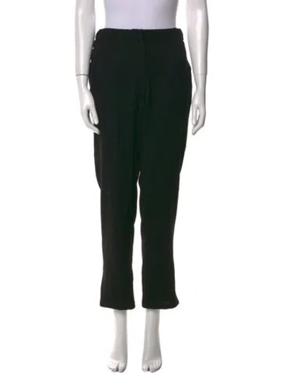 Pre-owned Nili Lotan Straight Leg Pants In Black