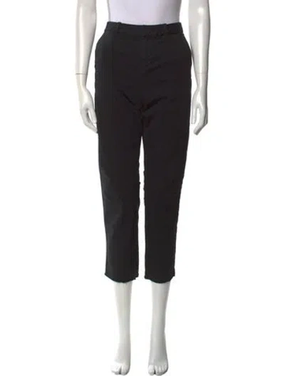 Pre-owned Nili Lotan Straight Leg Pants In Black