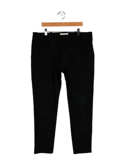 Pre-owned Nili Lotan Straight Leg Pants In Black