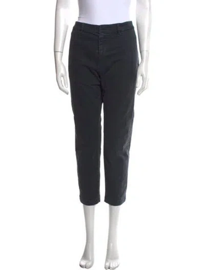 Pre-owned Nili Lotan Straight Leg Pants In Black