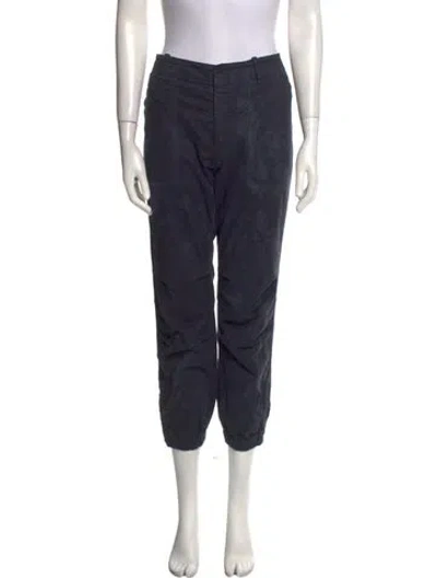 Pre-owned Nili Lotan Straight Leg Pants In Black