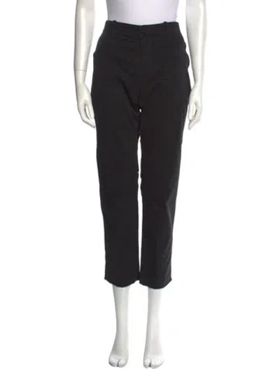 Pre-owned Nili Lotan Straight Leg Pants In Black