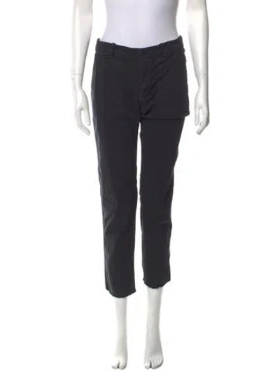 Pre-owned Nili Lotan Straight Leg Pants In Black