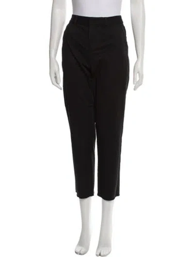 Pre-owned Nili Lotan Straight Leg Pants In Black