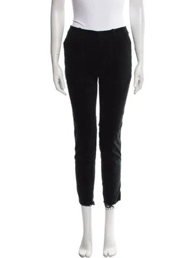 Pre-owned Nili Lotan Straight Leg Pants In Black