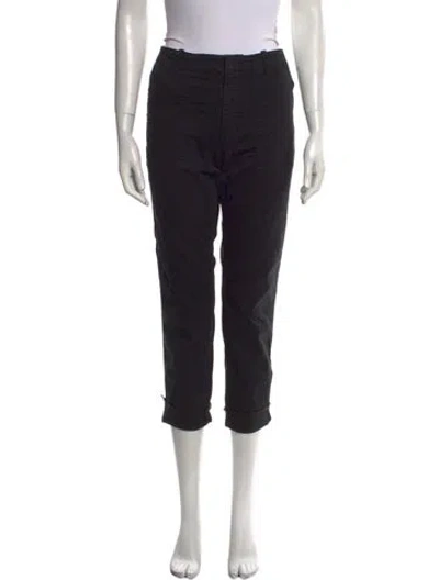 Pre-owned Nili Lotan Straight Leg Pants In Black