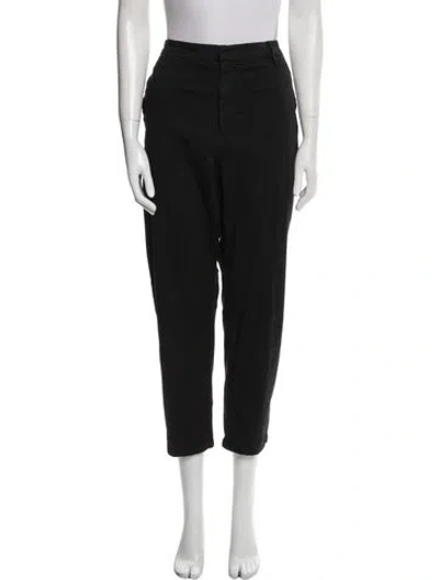 Pre-owned Nili Lotan Straight Leg Pants In Black