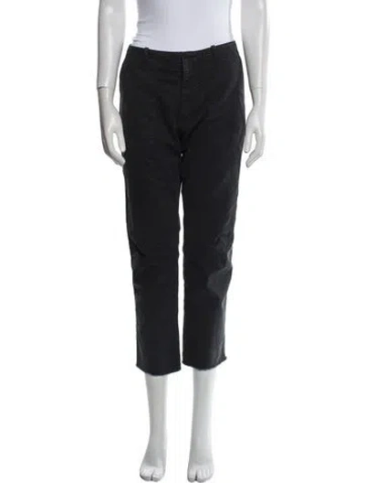 Pre-owned Nili Lotan Straight Leg Pants In Black