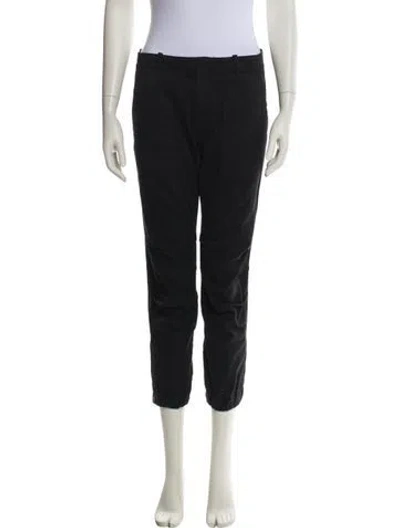 Pre-owned Nili Lotan Straight Leg Pants In Black