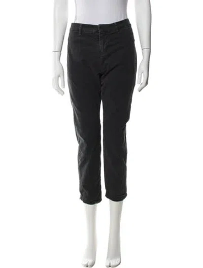 Pre-owned Nili Lotan Straight Leg Pants In Black