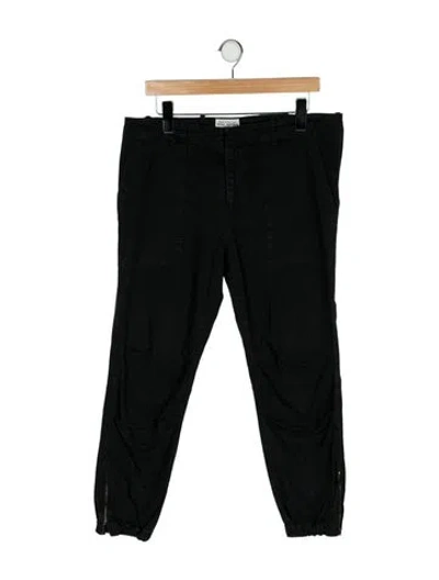 Pre-owned Nili Lotan Straight Leg Pants In Black