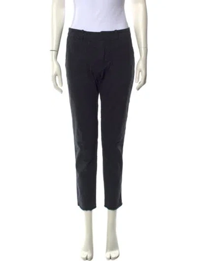 Pre-owned Nili Lotan Straight Leg Pants In Black