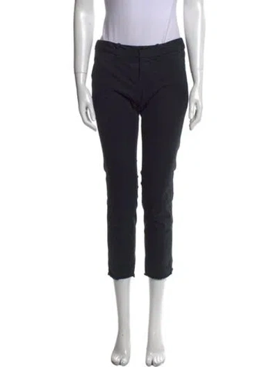 Pre-owned Nili Lotan Straight Leg Pants In Black