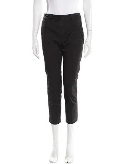 Pre-owned Nili Lotan Straight Leg Pants In Black