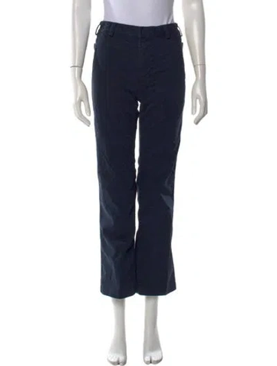Pre-owned Nili Lotan Straight Leg Pants In Black