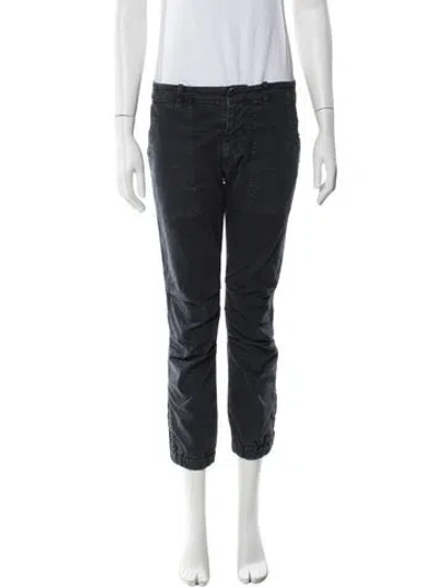 Pre-owned Nili Lotan Straight Leg Pants In Black