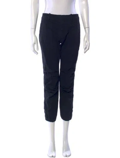Pre-owned Nili Lotan Straight Leg Pants In Black