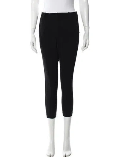Pre-owned Nili Lotan Straight Leg Pants In Black