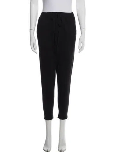 Pre-owned Nili Lotan Straight Leg Pants In Black