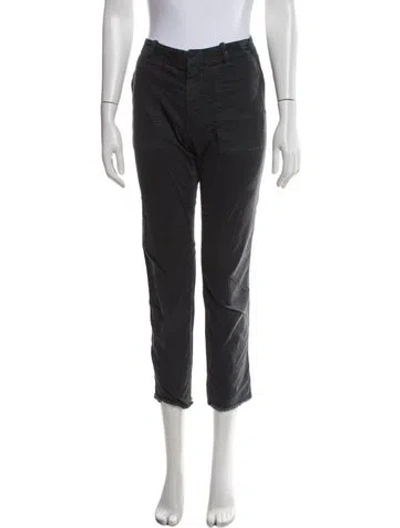 Pre-owned Nili Lotan Straight Leg Pants In Black