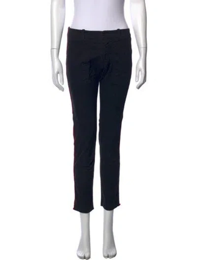 Pre-owned Nili Lotan Straight Leg Pants In Black