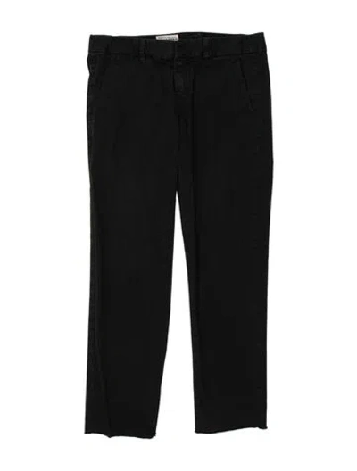Pre-owned Nili Lotan Straight Leg Pants In Black