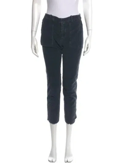 Pre-owned Nili Lotan Straight Leg Pants In Blue