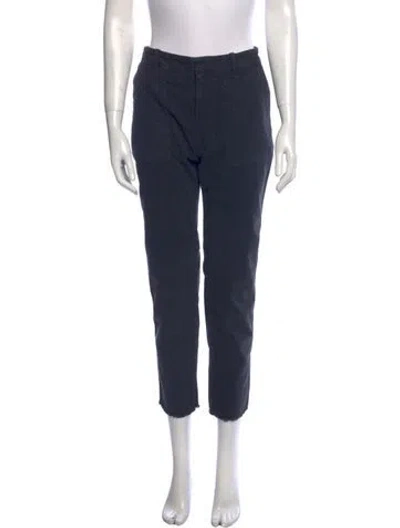 Pre-owned Nili Lotan Straight Leg Pants In Blue
