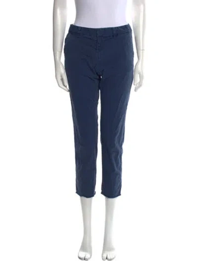 Pre-owned Nili Lotan Straight Leg Pants In Blue