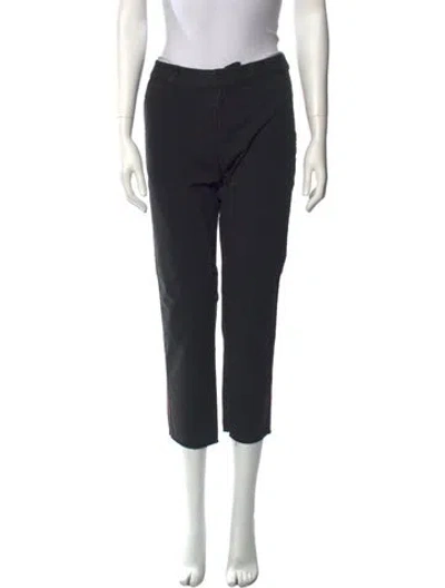 Pre-owned Nili Lotan Straight Leg Pants In Blue