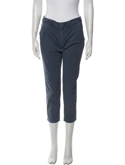 Pre-owned Nili Lotan Straight Leg Pants In Blue