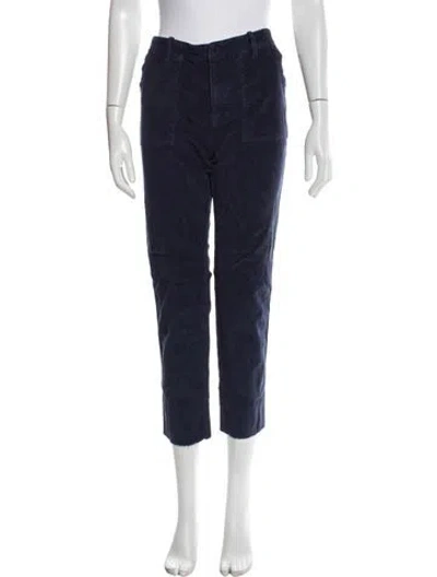 Pre-owned Nili Lotan Straight Leg Pants In Blue