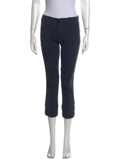 Pre-owned Nili Lotan Straight Leg Pants In Blue