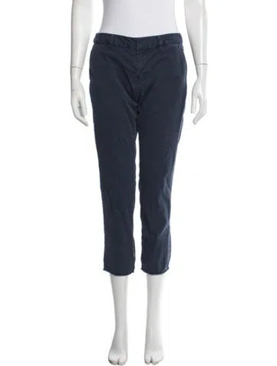 Pre-owned Nili Lotan Straight Leg Pants In Blue