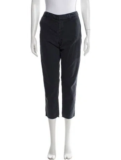 Pre-owned Nili Lotan Straight Leg Pants In Blue