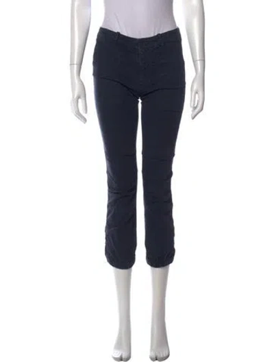 Pre-owned Nili Lotan Straight Leg Pants In Blue