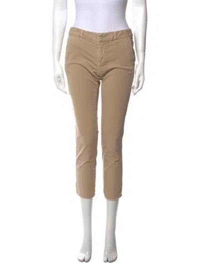 Pre-owned Nili Lotan Straight Leg Pants In Brown