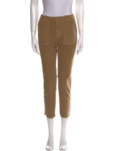 Pre-owned Nili Lotan Straight Leg Pants In Brown