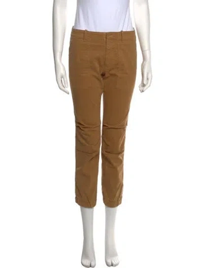Pre-owned Nili Lotan Straight Leg Pants In Brown